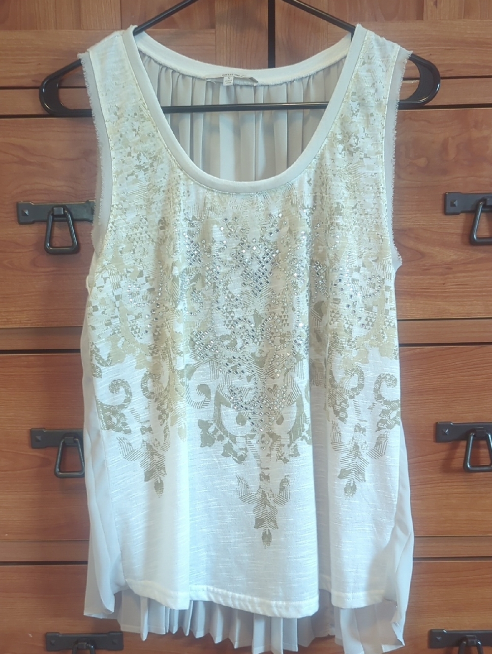Miss Me Cream Boho Tank